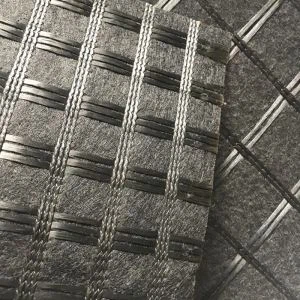 Polyester Geogrid Composite avec Nonwoven Geotextile