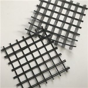 Grille de verre pour le renforcement de l’asphalte