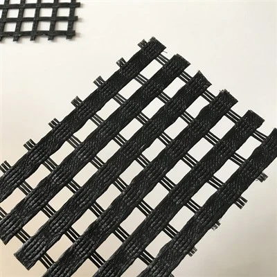 Géogrille en polyester de stabilisation des sols routiers